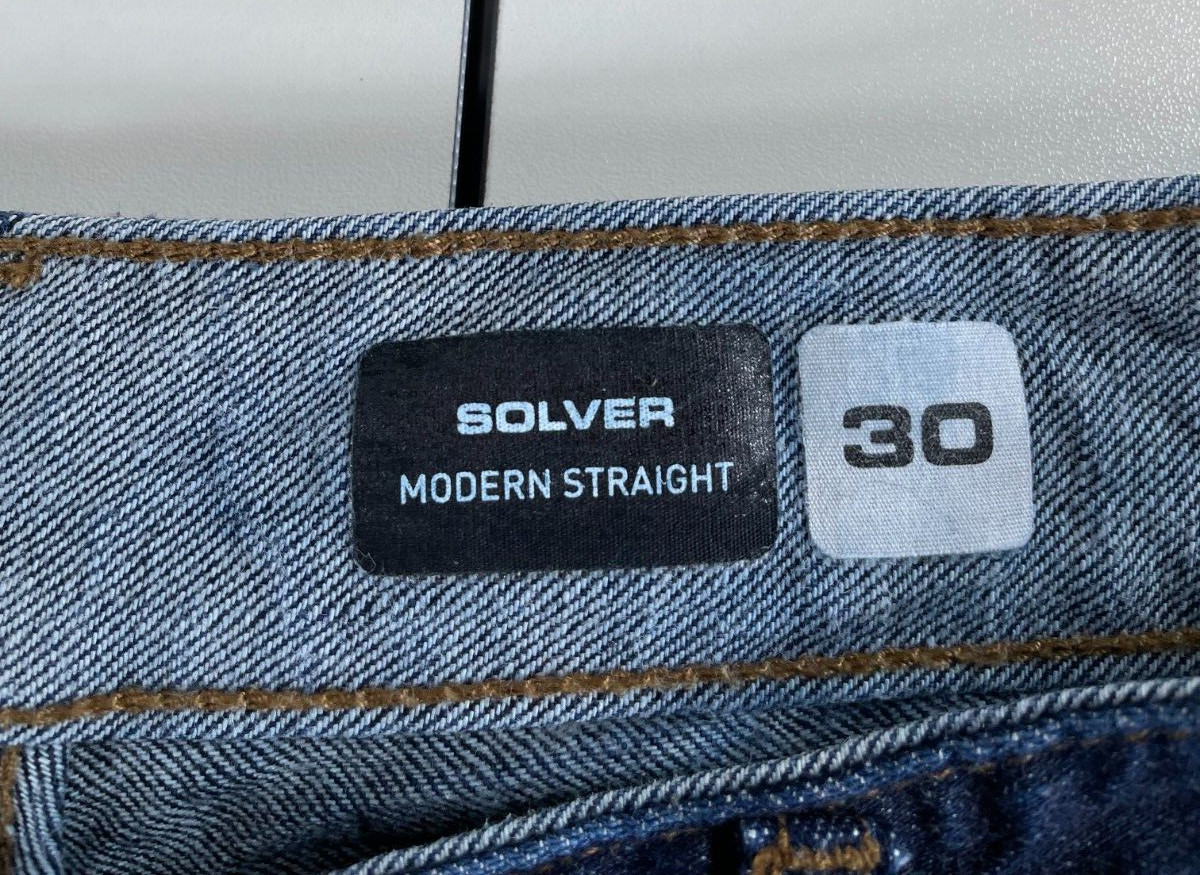 Volcom Solver Modern Straight Regular Rise Mens D… - image 4