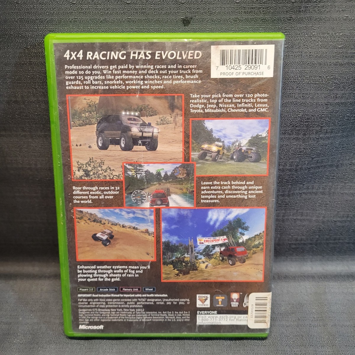 4x4 EVO 2 (Microsoft Xbox, 2001) Video Game 710425290916 | eBay