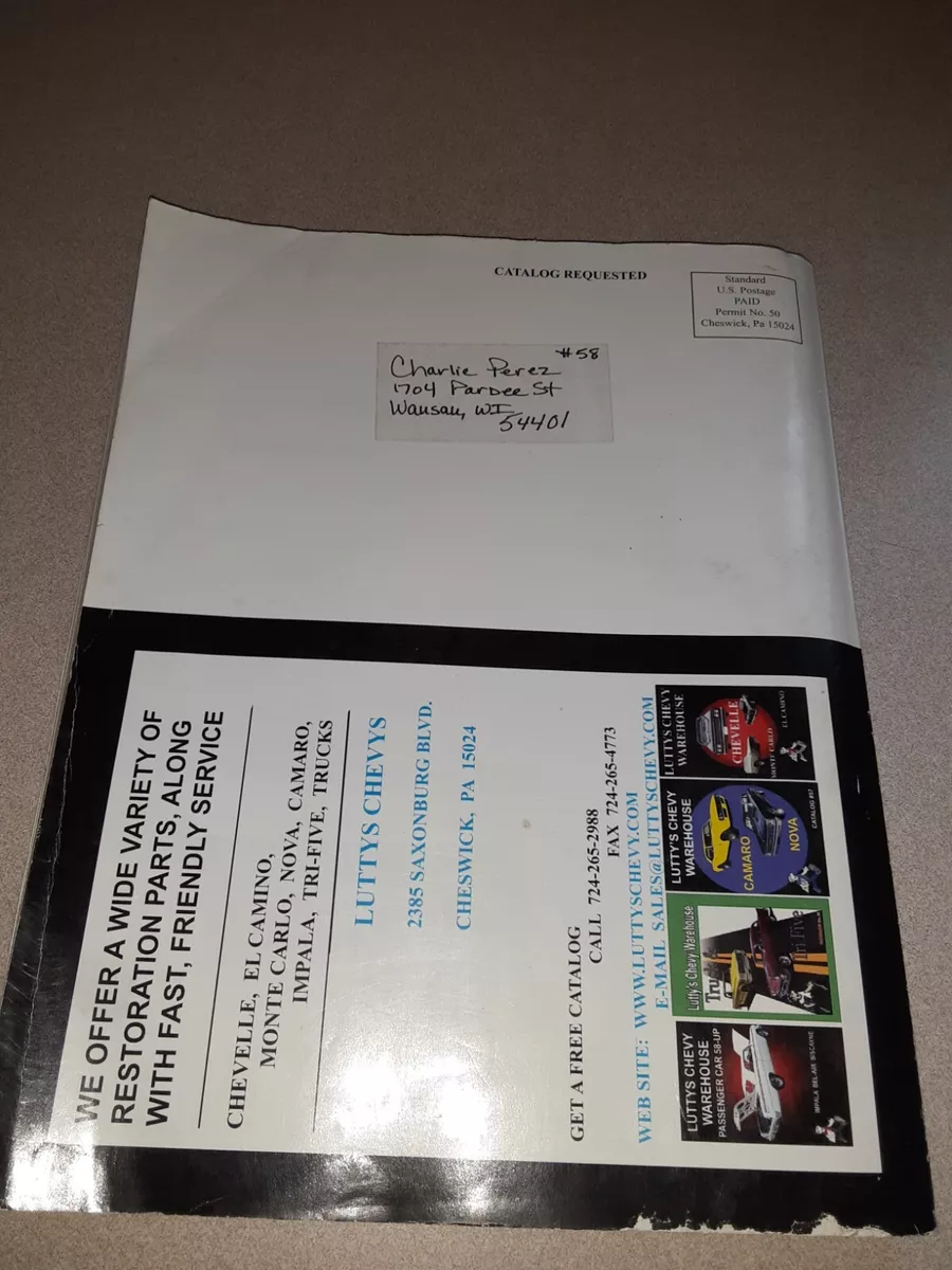 Luttys 2024 camaro parts