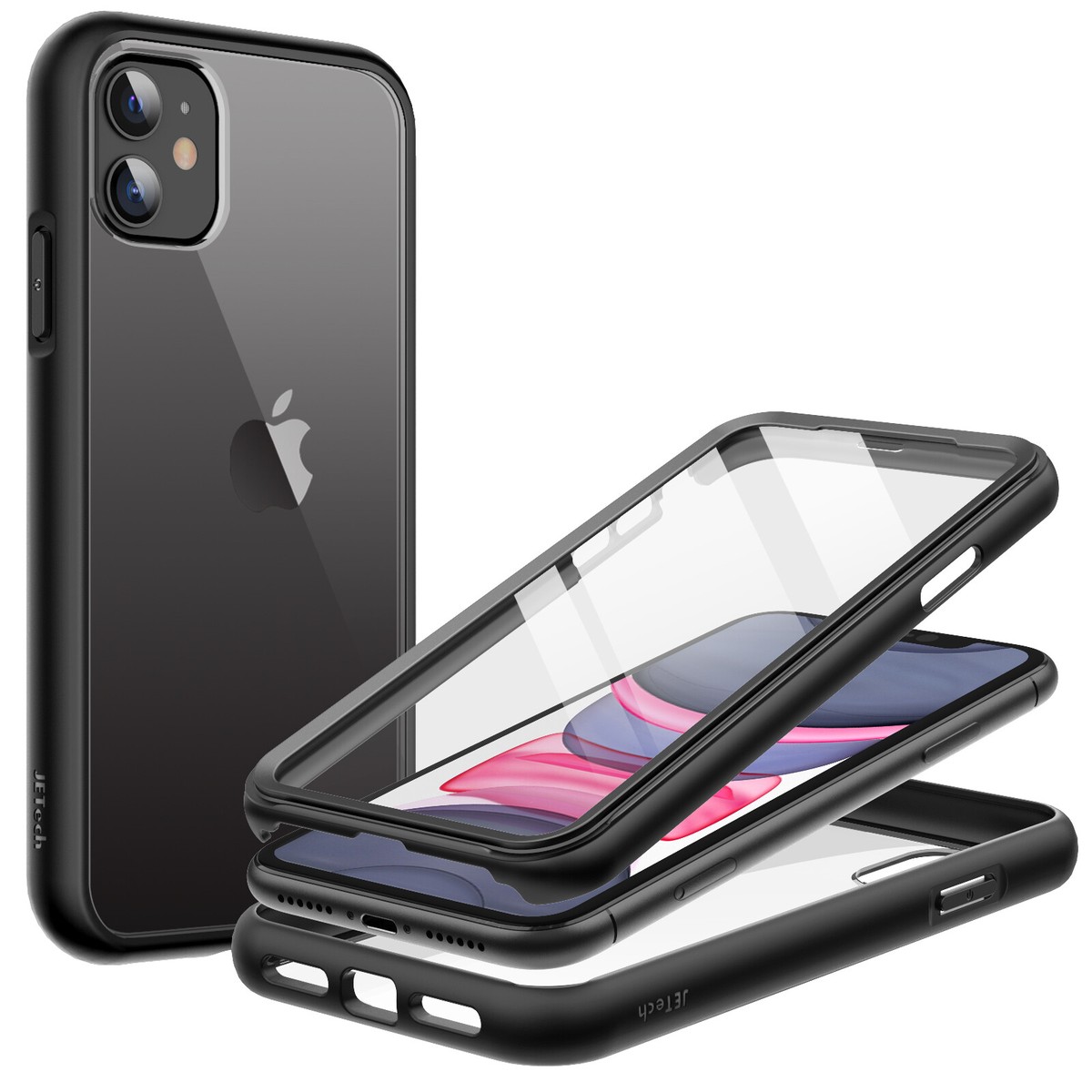 ONES For IPhone 11 Slim Case Clear, [PC TPU Hybrid][Military-Grade Drop Protection][Anti-Yellowing], Shockproof Silicone Hard Cover For IPhone 11, Transparent Case