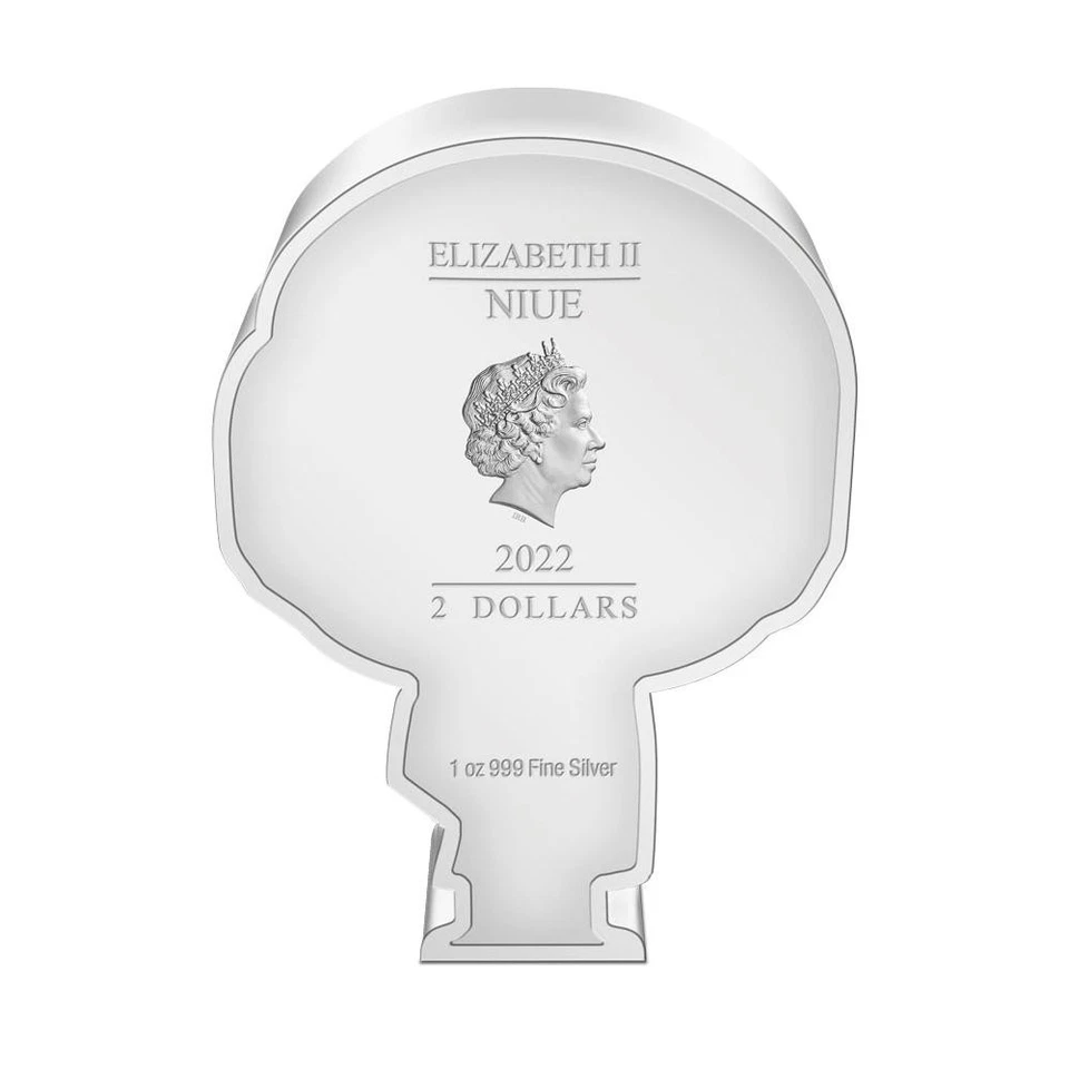 2022 Mount Rushmore Theodore Roosevelt 1 oz Silver Chibi By NZ Mint Mintage of - Image 2 of 3