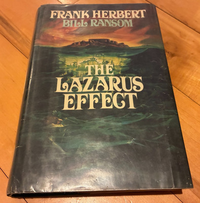 The Lazarus Effect - Herbert & Ransom - RARE 1983 HC w/ DJ - First Edition!!