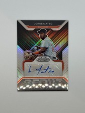 2022 Panini Prizm - Debut Signatures Jorge Mateo #DS-JM Silver Prizm (AU)