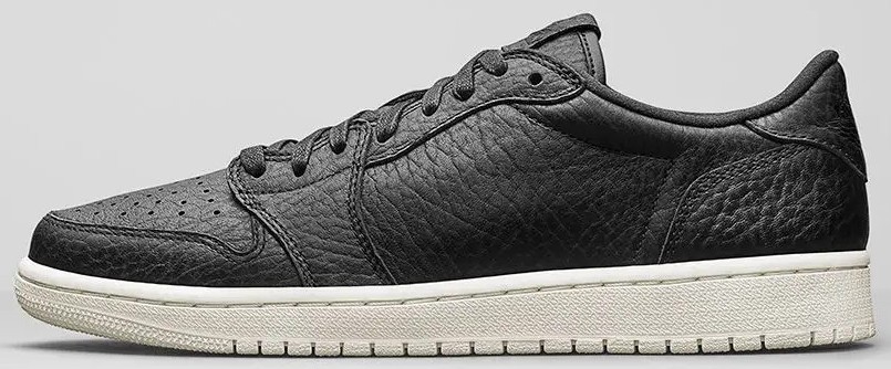 Size 9.5 - Air Jordan 1 Retro Swooshless Low Black for sale online