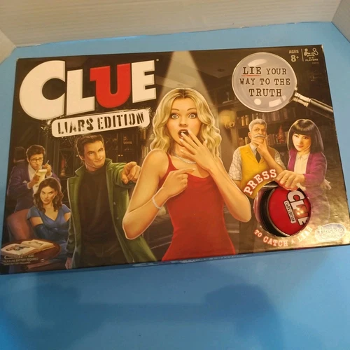 Clue Liars Edition Board Game - Mystery Fun Family Nights Kids 8+ - Played Once!