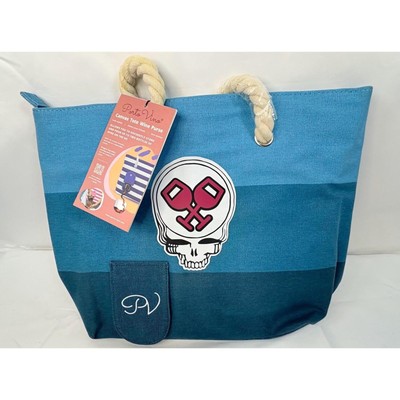 Grateful Dead Steal Your Face Porto Vino Wine Tote NWT