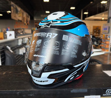 NEW Alpinestars S-R7 Zeal Blue XL Helmet