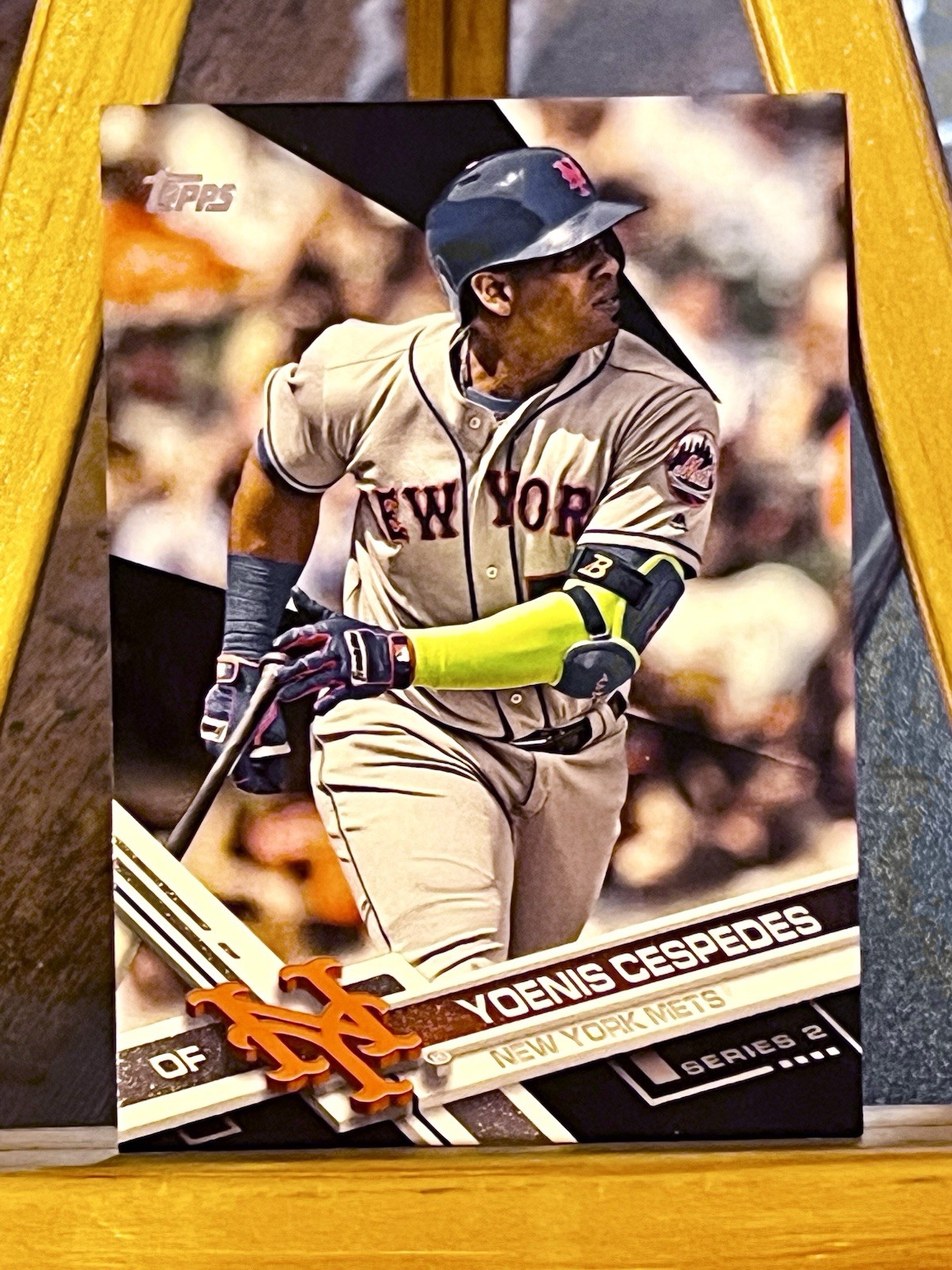 2017 Topps - Yoenis Cespedes #600 Black /66 RARE!🔥