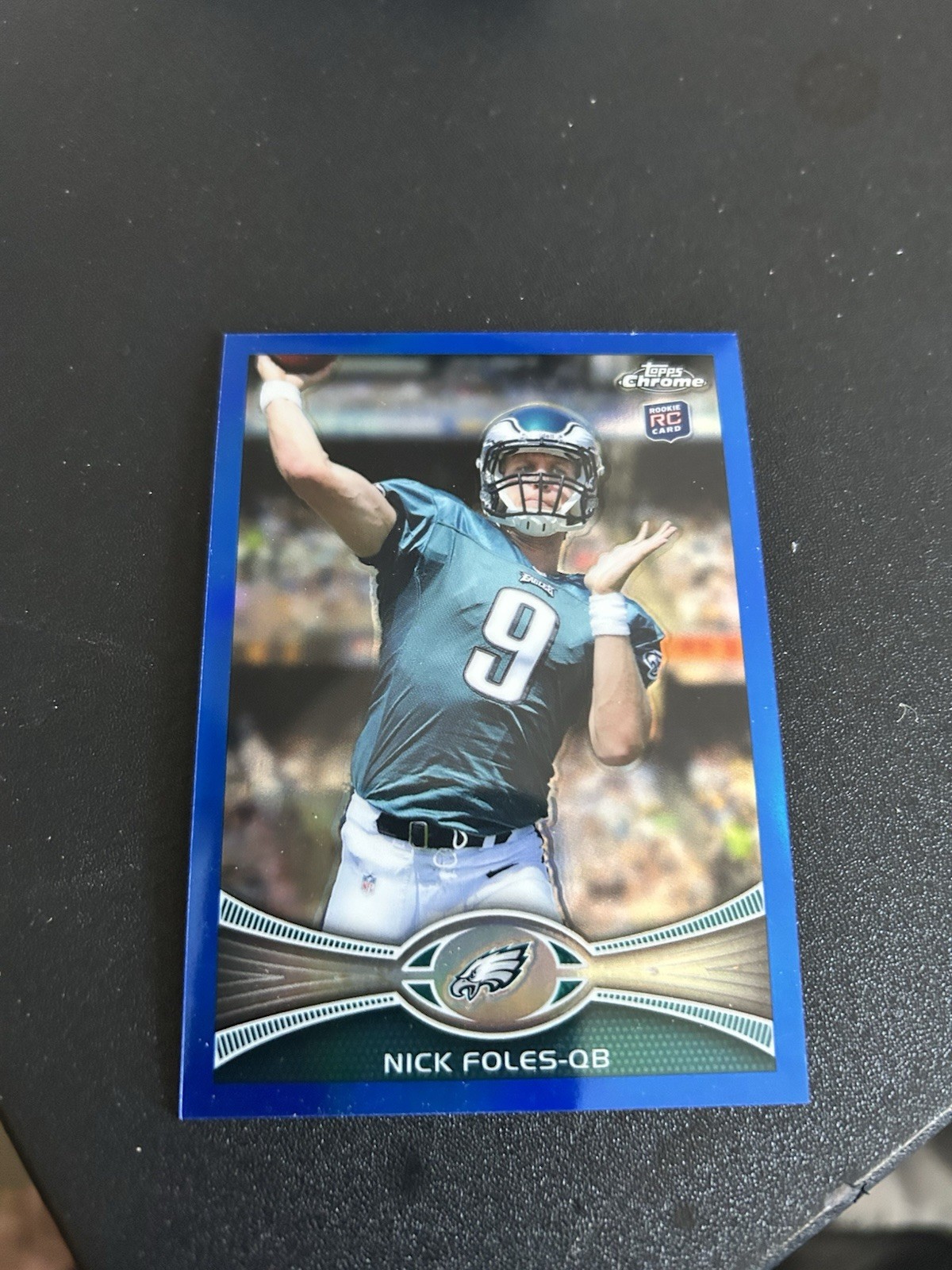 2012 Topps Chrome Blue Refractor #153 Nick Foles Eagles RC Rookie 090/199