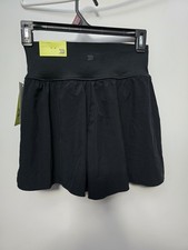 All In Motion Women's High Rise 2-in-1 Shorts Size XS 3" Inseam Black