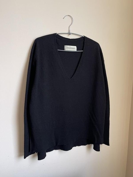 Women By Malene Birger Sweater Black Wool 40