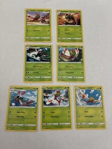 Lot Of 7 Yanma Yanmega Pokemon Cards