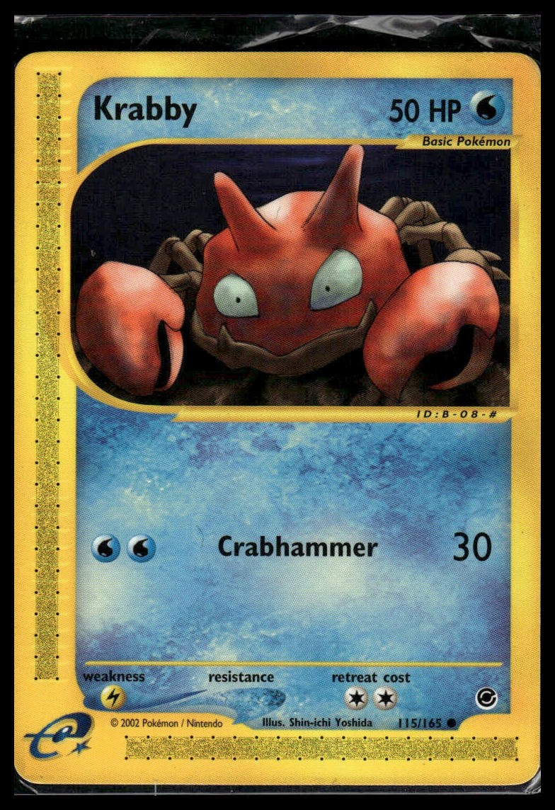 Krabby Expedition 115/165 NM Pokemon TCG