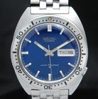 SEIKO AUTOMATIC DIVER Men's WATCH Blue Dial Gene Krantz 6106B 6106-8100 VTG 1968
