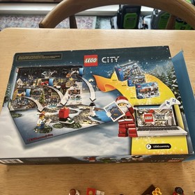 LEGO City Advent Calendar 60063 Christmas Countdown Set Advent, 4 unopened packs