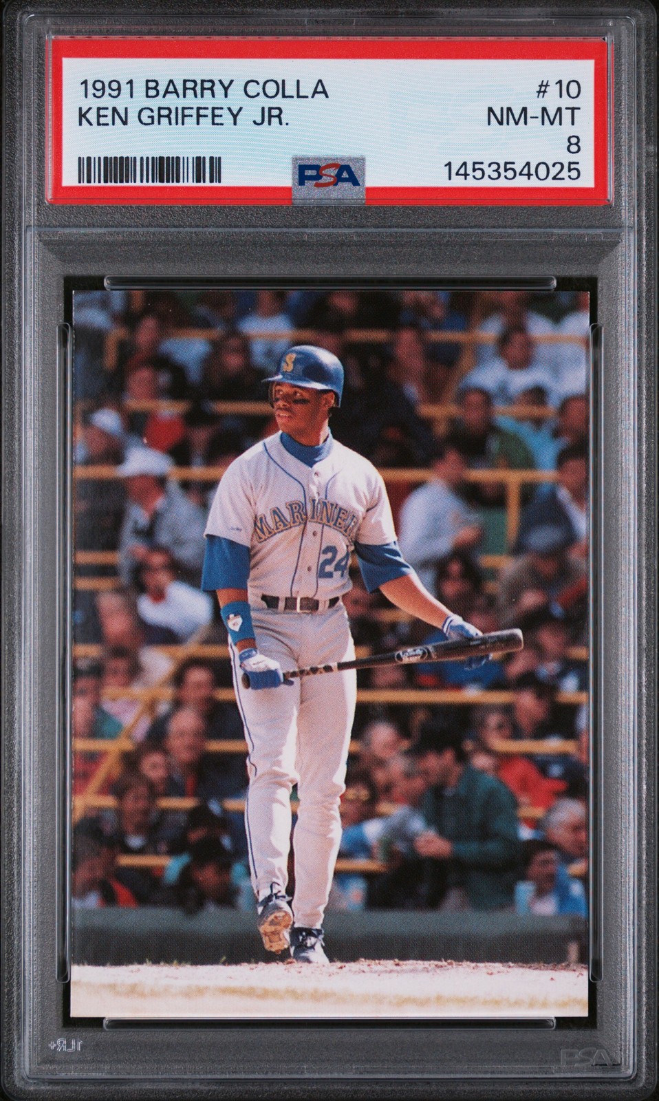 1991 Barry Colla Ken Griffey Jr. Postcards #5891 Ken Griffey Jr. PSA 8