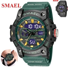 Waterproof Digital Sports Watch Military Tactical LED Backlight Men's Wristwatch