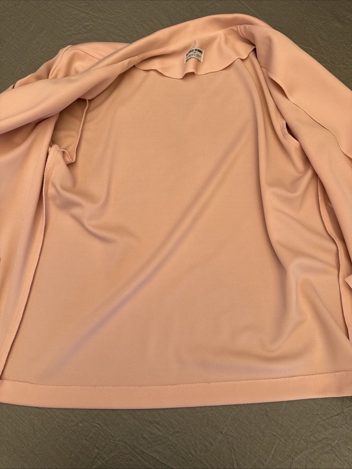 Alfred Dunner 2-Piece Skirt Suit Set Pink Large 18 Formal Workwear Corpcore