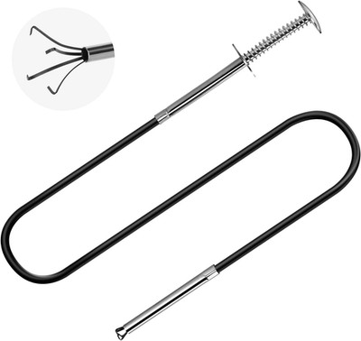 Small Caliber Flexible Grabber Tools 24'' Four-Claw Pickup Tool Pick up Items in