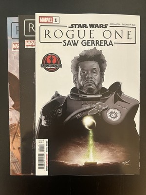 Star Wars: Rogue One - Saw Gerrera #1 Cover Set A+ BC Variants Marvel 2026 NM