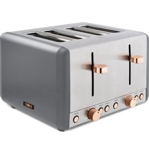 Used tower cavaletto 4 slice toaster READ DESCRIPTION (U)
