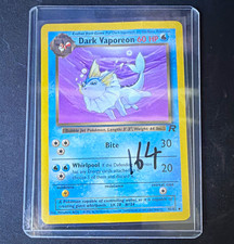 Pokémon TCG Dark Vaporeon Team Rocket 45/82 2000 English WotC Uncommon 60 HP