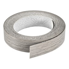 Edge Banding 7/8 Inch x 9.84ft Pre-Glued Veneer Edging for Furniture Gray Oak