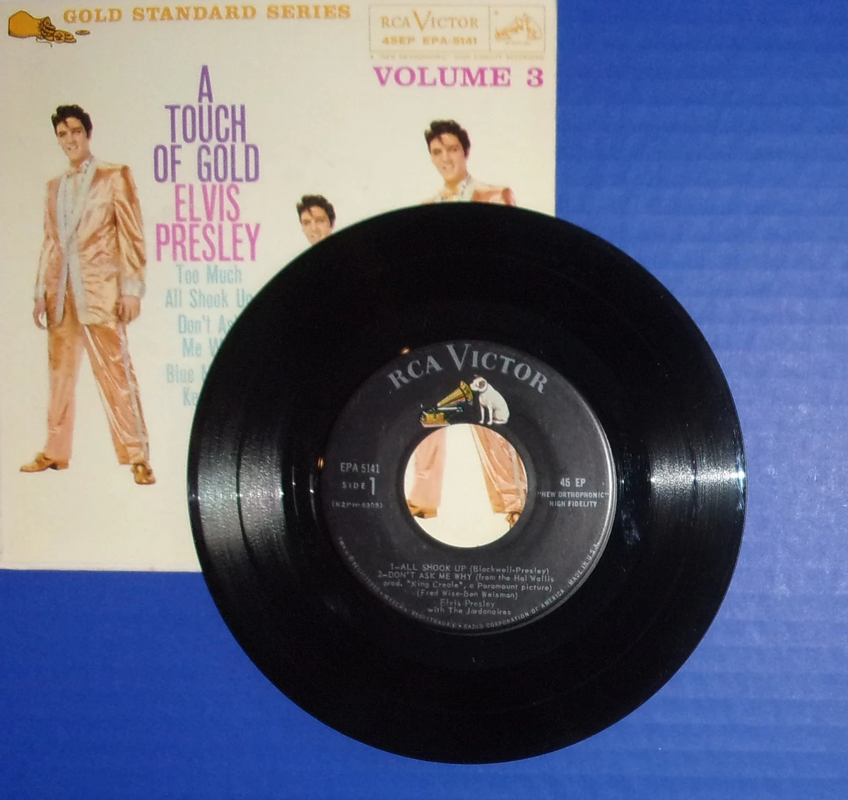 ELVIS PRESLEY - A Touch Of Gold (EPA-5141) 1960 First Pressing