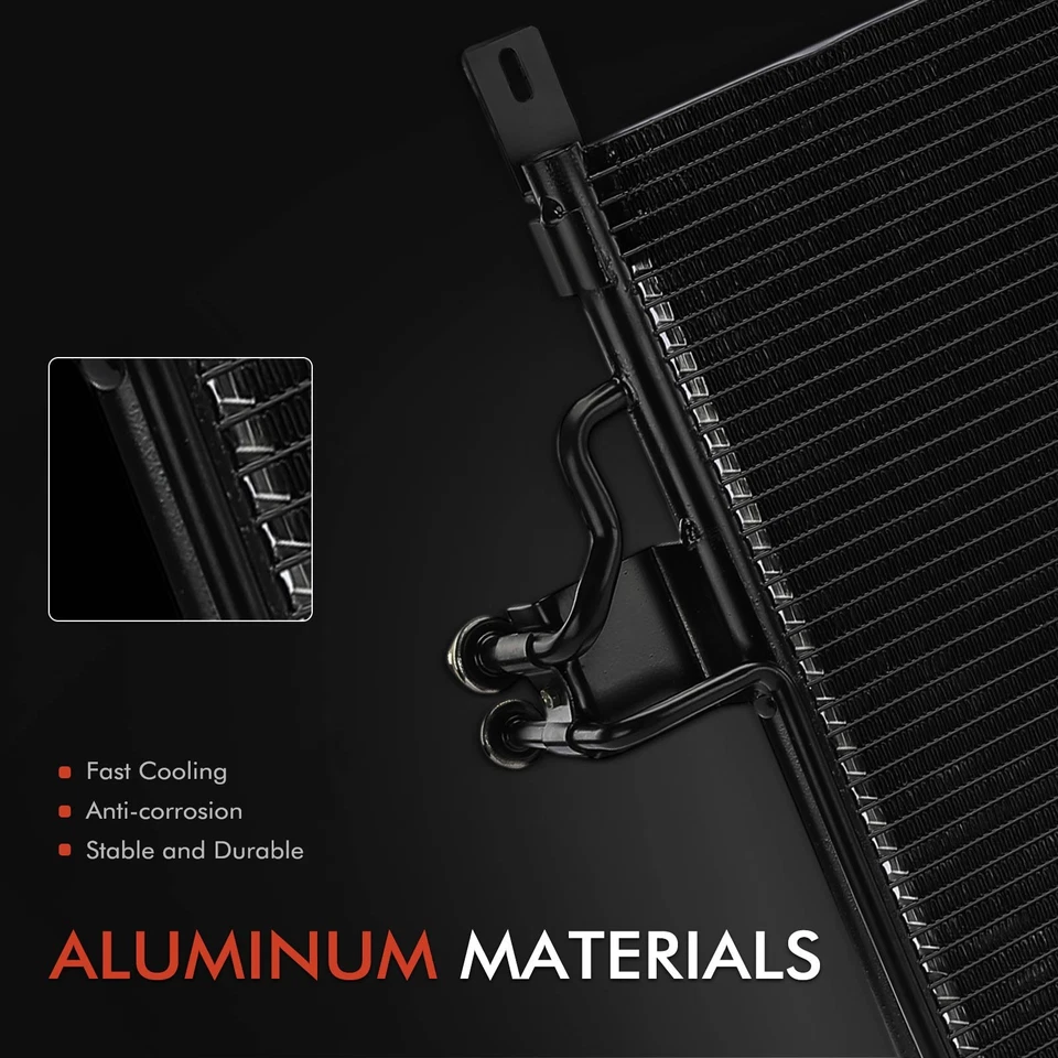 Condensador de aire acondicionado con soporte para Ford Aerostar 1986-1995 CD919710008 E59H19710BA Foto 2 de 4