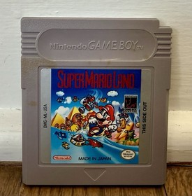 Super Mario Land Nintendo Game Boy Gameboy Original 1989 Authentic + Case Tested