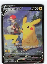 Pikachu V TG16/TG30 Lost Origin Trainer Gallery Holofoil Pokemon NM O12-#290