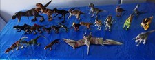 Lot of 23 JURASSIC World Park Dinosaur Action Figures T Rex Raptor Indominus Rex