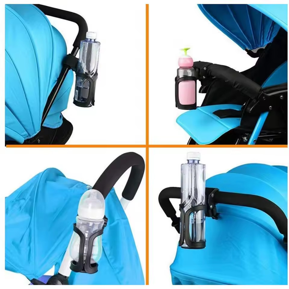Anti-slip 360 Degree Rotation Motorcycle Baby Stroller Bicycle Bottle Holder Wat