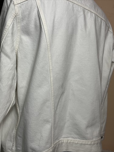 New Levi’s White Denim Trucker Jacket Size XXL - Picture 8 of 13