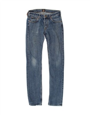LEE Damen Powell Slim Jeans W30 L34 blau Baumwolle LX02