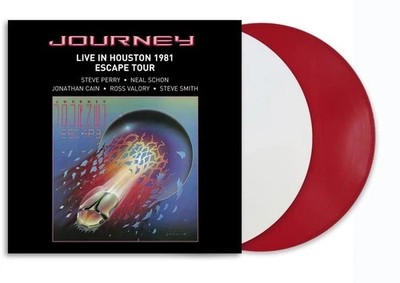 Journey (SEE DETAILS) Live In Houston The Escape Tour LE White/Red Vinyl USED