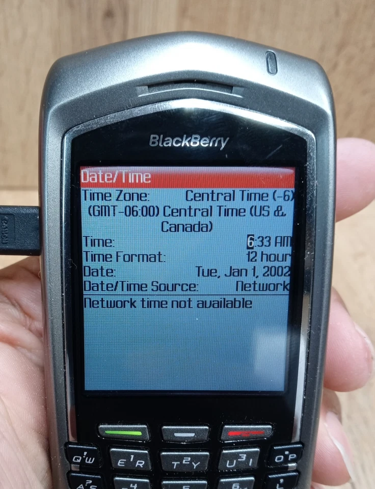 BlackBerry 7130e Cell Phone Works Preowned Vintage Rare Find - Image 4 of 4