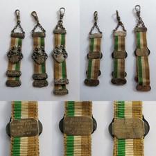 3 alte Bierzipfel SILBER 835  Studentika Wappen Burschenschaft 