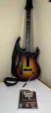 Guitar Hero Wireless Sunburst Red Octane Controller for Nintendo Wii W/ Game.