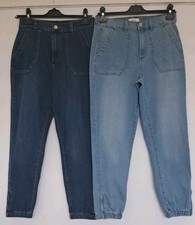 M&S STRETCH DENIM jean JOGGER slim fit ANKLE GRAZER