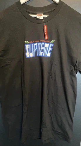 T shirt FW20 Supreme Ultra Fresh noir XL Xtra Large BNWT neuf avec étiquettes