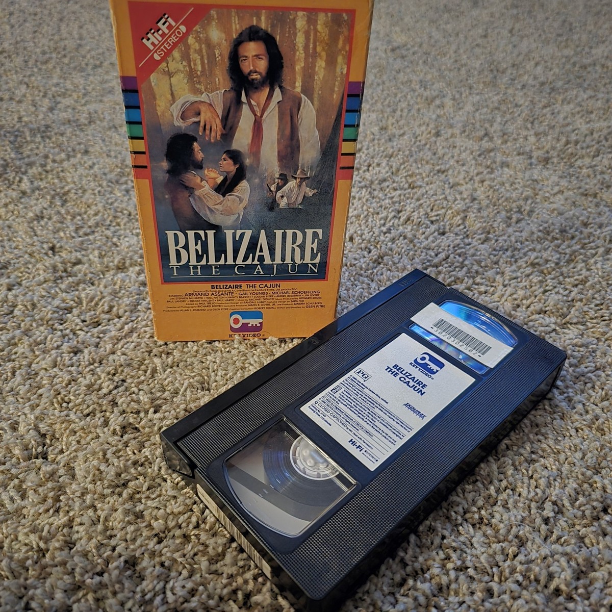 Belizaire The Cajun 1986 VHS Key Video Tape RARE Original Release