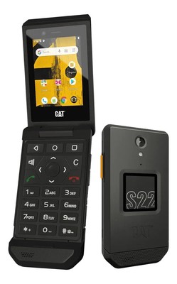 Cat S22 Rugged Flip Smartphone 16GB, Black, T-Mobile, 2.8'' Touchscreen