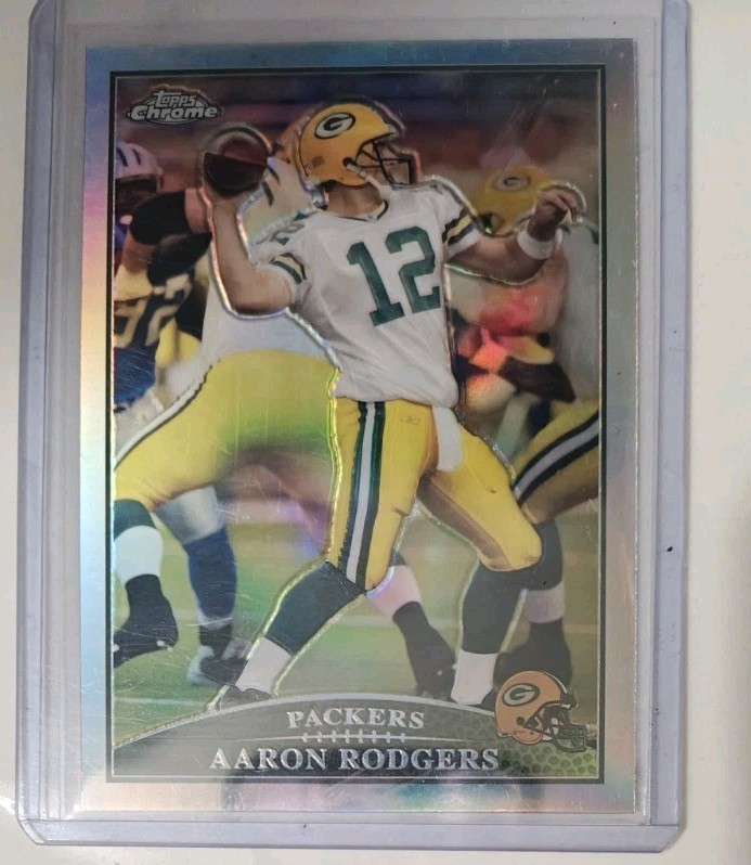 2009 Topps Chrome Aaron Rodgers Refractor #TC75