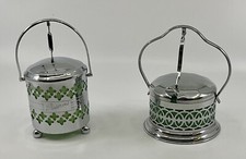 SET OF 2 LIDDED PRESERVE POTS SH48