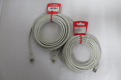 Doppelpack: Netzwerkkabel cat 5e geschirmt RJ45 Stecker Netzwerk Kabel 10m