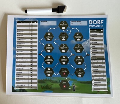 Dorfromantik Laminierte Vorlage für Spiel des Jahres 2023 Brettspiel