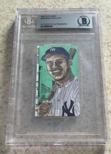 Mickey Mantle Original Art Sketch Card New York Yankees Beckett BAS True 1/1