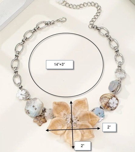 MARNI H&M Floral Pendant Necklace - Picture 5 of 5