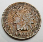 1902 P Indian Head Cent Penny *AU - ABOUT UNCIRCULATED DETAILS* *FREE SHIPPING*